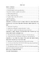 Khóa luận lớp ccllct   vai trò của đoàn tncs hồ chí minh trong phát huy nguồn lực tài năng trẻ đối với phát triển kinh tế   xã hội ở việt nam hiện nay