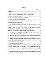 Nâng cao chất lượng đội ngũ cán bộ cấp huyện tại huyện khoune kham, tỉnh kham mouane, nước cộng hòa dân chủ nhân dân lào sou bin