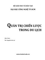 Quản trị chiến lược trong du lịch