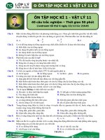 Đề ôn tập 3   lý 11 hk1