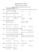 7 đề tham khảo giữa kì 1