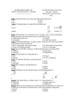 Đề thi trác nghiệm AUTOCAD 2