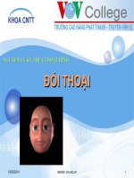 Bài Giảng Đối Thoại Hoạt Hình 