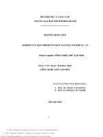 Nghiên ứu quá trình ép háy vật liệu tổ hợp cu cr