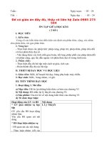 Giáo án Ôn tập giữa kì 2 Toán 8 KNTT ( ĐS )