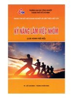 Kỹ năng làm việc nhóm lưu hành nội bộ trung tâm kết nối doanh nghiệp và giới thiệu việc làm