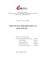 Thiết kế máy khởi động động cơ bằng khí nén