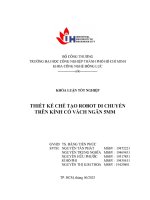 Thiết kế chế tạo robot di chuyển trên kính có vách ngăn 5m