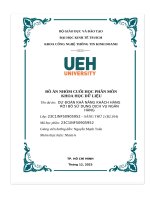 DỰ ĐOÁN KHẢ NĂNG KHÁCH HÀNG RỜI BỎ SỬ DỤNG DỊCH VỤ NGÂN HÀNG