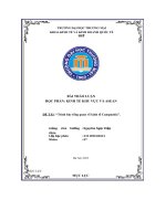 (Tiểu luận) đề tài trình bày tổng quan về kinh tế campuchia