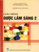 Giáo trình Dược lâm sàng 2