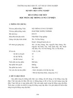 HỆ THỐNG CUNG CẤP ĐIỆN - Full 10 điểm