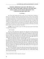 CHƯƠNG TRÌNH ĐÀO TẠO GIÁO VIÊN PHẦN LAN MỘT GÓC NHÌN THAM CHIẾU CHO ĐÀO TẠO GIÁO VIÊN CHẤT LƯỢNG CAO NGÀNH SƯ PHẠM NGỮ VĂN Ở TRƯỜNG ĐẠI HỌC HỒNG ĐỨC - Full 10 điểm