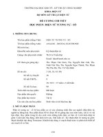 ĐIỆN TỬ TƯƠNG TỰ - SỐ