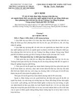 QUY ĐỊNH VỀ VIỆC TỔ CHỨC THỰC HIỆN CHƯƠNG TRÌNH ĐÀO TẠO CÁC NGÀNH THUỘC LĨNH VỰC GIÁO DỤC NGHỀ NGHIỆP TRÌNH ĐỘ CAO ĐẲNG CHÍNH QUY THEO PHƯƠNG THỨC TÍCH LŨY TÍN CHỈ TẠI TRƯỜNG CAO ĐẲNG SƯ PHẠM TRUNG ƯƠNG TP HỒ CHÍ MINH - Full 10 điểm