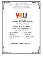 SỬ DỤNG PHP VÀ MYSQL XÂY DỰNG WEBSITE ĐỌC TRUYỆN - Full 10 điểm