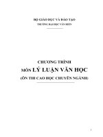 VĂN HỌC, HÌNH THÁI Ý THỨC XÃ HỘI THẨM MỸ - Full 10 điểm