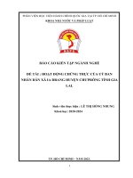 Hoạt động chứng thực tại UBND xã Ia Drang huyện Chưprong