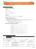4  nhị thức newton   câu hỏi trang 1 8