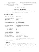 ĐỀ CƯƠNG CHI TIẾT HỌC PHẦN: TIẾNG ANH 1 (BAN HÀNH THEO QUYẾT ĐỊNH SỐ 474/ĐHKTKTCN NGÀY 21/ 9 /2020 CỦA HIỆU TRƯỞNG TRƯỜNG ĐẠI HỌC KINH TẾ- KỸ THUẬT CÔNG NGHIỆP) - Full 10 điểm