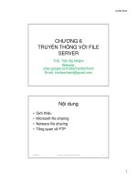 Bài giảng lập trình mạng chương 6   ths  trần bá nhiệm