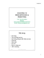 Bài giảng lập trình mạng chương 15   ths  trần bá nhiệm