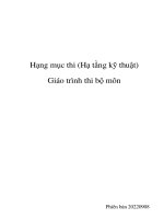 GIÁO TRÌNH THI BỘ MÔN CHƯƠNG 1: NHỮNG ĐIỀU QUAN TRỌNG TẠI CÔNG TRƯỜNG Ở NHẬT BẢN - ĐIỂM CAO