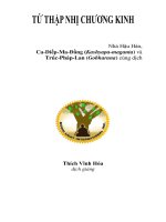 PHẬT THUYẾT TỨ THẬP NHỊ CHƯƠNG KINH T N C------ CH NG ĐIỂM CAO