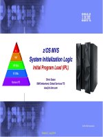 THE GENERAL PROCESSING INVOLVED IN INITIALIZING A Z/OS® - ĐIỂM CAO