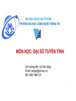 Chương 1: Số phức, ma trận