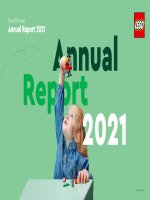 THE LEGO GROUP ANNUAL REPORT 2021 ĐIỂM CAO
