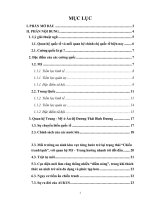 Tiểu luận Chính trị học - Mối quan hệ Mỹ - Trung ở Ấn Độ Dương, Thái Bình Dương