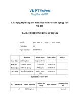 XÂY DỰNG HỆ THỐNG HÓA ĐƠN ĐIỆN TỬ CHO DOANH NGHIỆP VỪA VÀ NHỎ