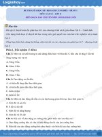 ĐỀ THI GIỮA HỌC KÌ I BỘ SÁCH CÁNH DIỀU– ĐỀ SỐ 1 MÔN: VẬT LÍ – LỚP 11