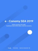E-CONOMY SEA 2019: SWIPE UP AND TO THE RIGHT: SOUTHEAST ASIA’S 100 BILLION INTERNET ECONOMY