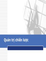 CHIẾN LƯỢC QUẢN TRỊ DOANH NGHIỆP