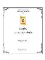 Bài giảng kỹ thuật mạng máy tính
