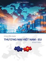 CHUYÊN SAN THƯƠNG MẠI VIỆT NAM - EU SỐ QUÝ 12023 BỘ CÔNG THƯƠNG
