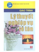 Lý thuyết nghiệp vụ lễ tân