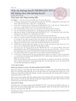 HỆ THỐNG THEO DÕI LƯỢNG ĐƯỜNG HUYẾT MEDISAFE FIT C HOẠT ĐỘNG NHƯ THẾ NÀO?