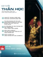 LÒNG XÓT THƯƠNG: THIÊN CHÚA TRAO BAN, CON NGƯỜI DÂNG TIẾN (1SM 1,1-28; 2,18-21) ĐIỂM CAO