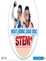 GIỚI THIỆU S T E M AMP; HOẠT ĐỘNG GIÁO DỤC STEM  ĐIỂM NỔI BẬT CỦA CHƯƠNG TRÌNH PHẦN MỀM STEM