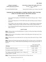 NGHỊ QUYẾT ĐẠI HỘI ĐỒNG CỔ ĐÔNG THƯỜNG NIÊN NĂM 2022 CÔNG TY CỔ PHẦN HÀNG TIÊU DÙNG MASAN