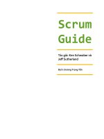 SCRUM GUIDE - KEN SCHWABER VÀ JEFF SUTHERLAND