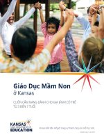 GIÁO DỤC MẦM NON Ở KANSAS