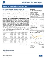 BÁO CÁO PHÂN TÍCH DOANH NGHIỆP: CÔNG TY CỔ PHẦN TẬP ĐOÀN HÒA PHÁT (HPG) - QUA CƠN BĨ CỰC, NHƯNG CHƯA ĐẾN HỒI THÁI LAI