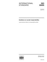 ISO 26000:2010 Guidance on social responsibility