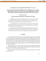 XÂY DỰNG ĐIỀU KIỆN BỀN MỞ RỘNG ĐỂ XÁC ĐỊNH ĐỘ TIN CẬY TỔNG THỂ ĐÁNH GIÁ AN TOÀN CỦA KẾT CẤU CÔNG TRÌNH BIỂN CỐ ĐỊNH NH BẰNG THÉP, ÁP DỤNG CHO ĐIỀU KIỆN BIỂN NƯỚC SÂU VIỆT NAM