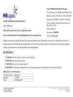 TÀI LIỆU MINH HỌA SẢN PHẨM BẢO HIỂM VỮNG TƯƠNG LAI