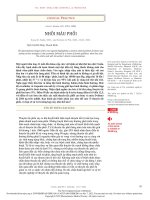 ĐÁNH GIÁ VÀ ĐIỀU TRỊ THUYÊN TẮC PHỔI